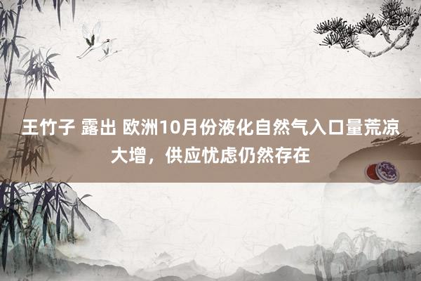 王竹子 露出 欧洲10月份液化自然气入口量荒凉大增，供应忧虑仍然存在