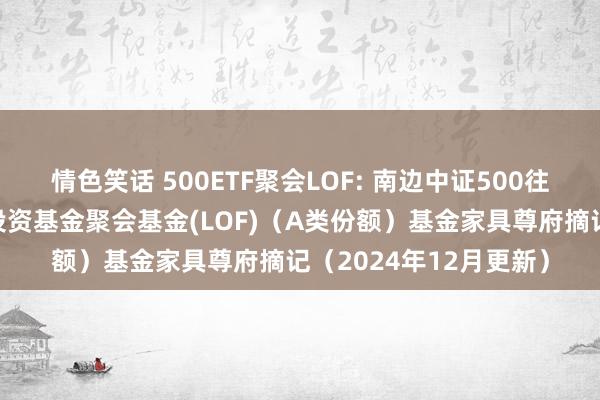 情色笑话 500ETF聚会LOF: 南边中证500往来型绽放式指数证券投资基金聚会基金(LOF)(A类份额)基金家具尊府摘记(2024年12月更新)