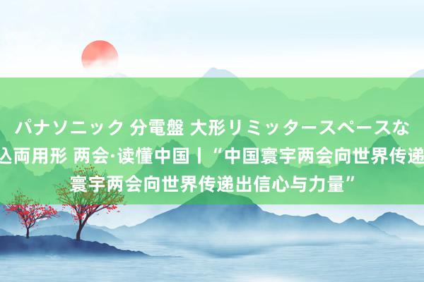 パナソニック 分電盤 大形リミッタースペースなし 露出・半埋込両用形 两会·读懂中国丨“中国寰宇两会向世界传递出信心与力量”