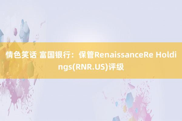 情色笑话 富国银行：保管RenaissanceRe Holdings(RNR.US)评级
