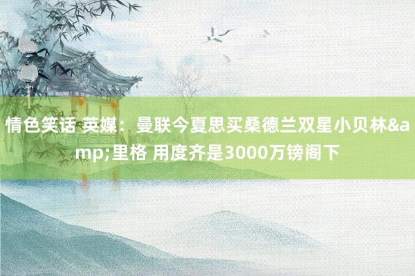 情色笑话 英媒：曼联今夏思买桑德兰双星小贝林&里格 用度齐是3000万镑阁下